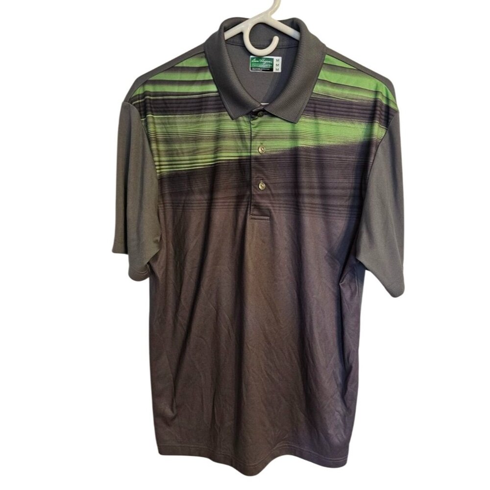 Ben Hogan performance Polo golf shirt size‎ medium Gray green